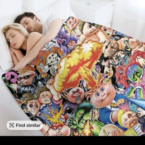 Colorful Graphic Blanket - Picture 3 of 3